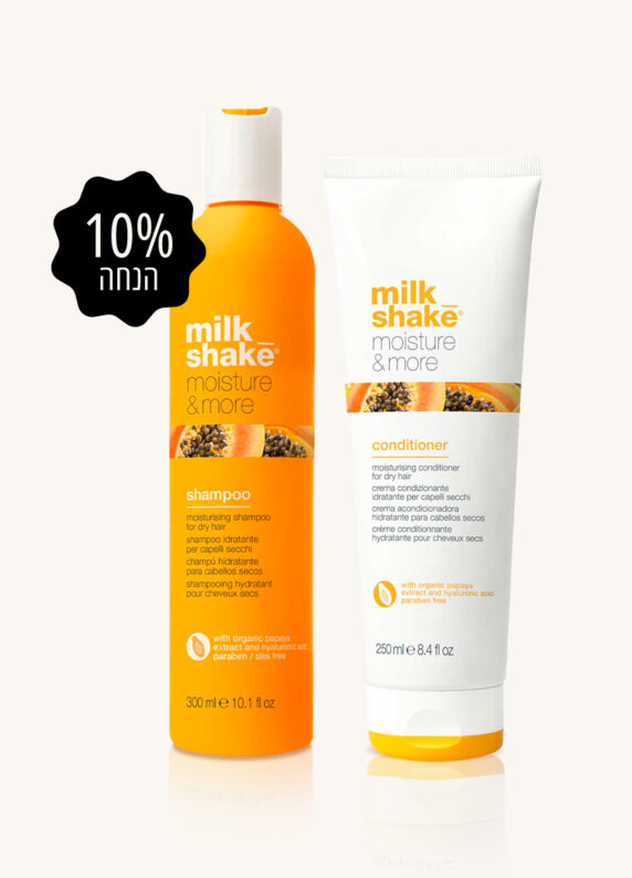 שמפו לשיער פגום 300 מ״ל ומרכך לשיער פגום250 מ״ל עם 10 % הנחה