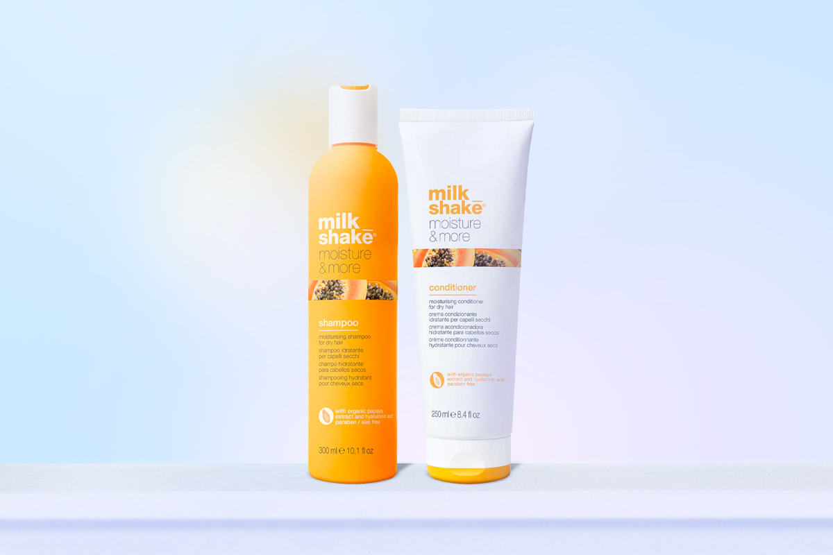 מילקשייק הסדרה המזינה שמפו+מרכך