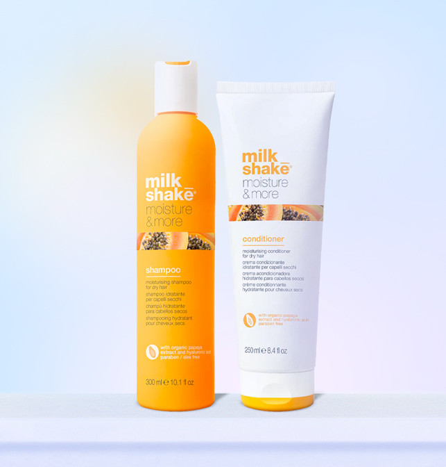 מילקשייק הסדרה המזינה שמפו+מרכך